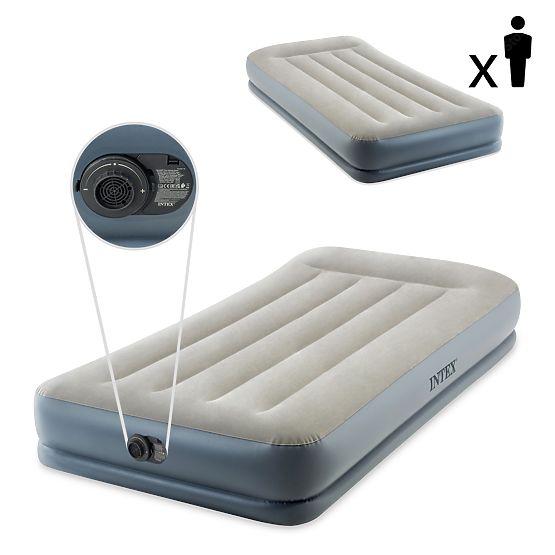 Nafukovací matrace 191x99 cm s pumpou pro jednu osobu INTEX 64116ND