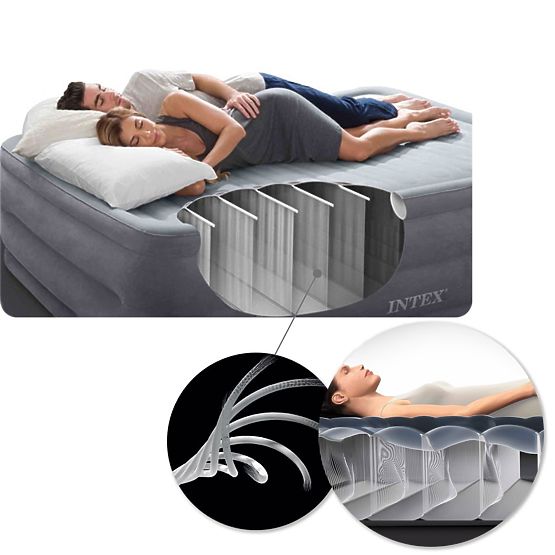 Nafukovací matrace na spaní 203x152 cm dvoulůžko INTEX 64143
