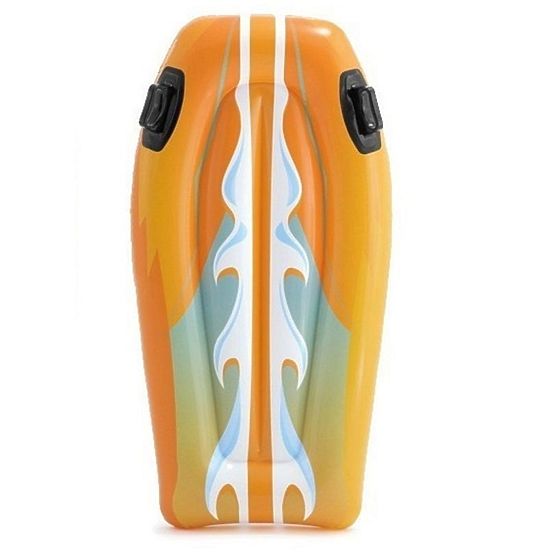 Nafukovací plavecká deska s úchyty pro děti INTEX 58165 ORANGE