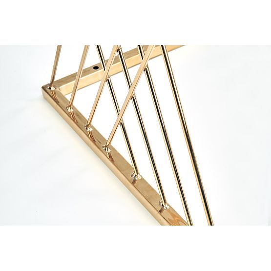 NANCY stolek zlatý / průhledný (2p=1ks)