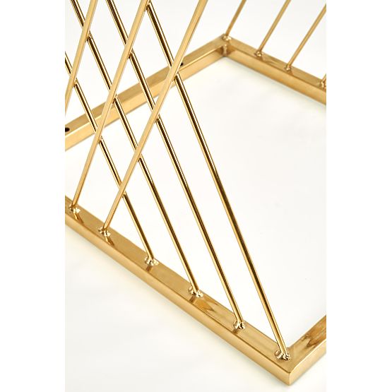 NANCY stolek zlatý / průhledný (2p=1ks)