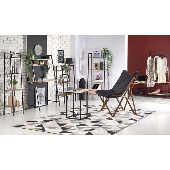 NARVIK REG1 černý / dub sonoma 