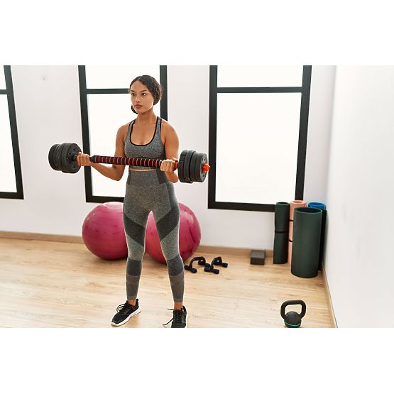 Nastavitelné činky 2 x 10kg činka sada 20kg osa