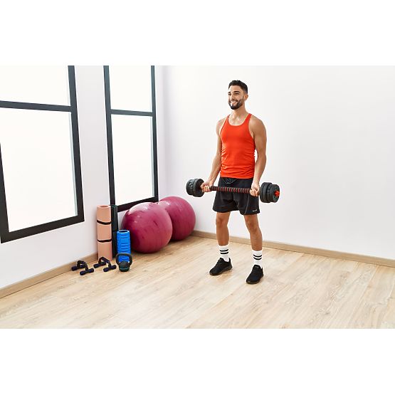 Nastavitelné činky 2 x 15kg činka sada 30kg osa