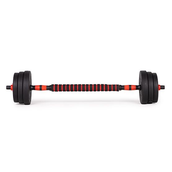 Nastavitelné činky 2 x 20kg činka sada 40kg osa