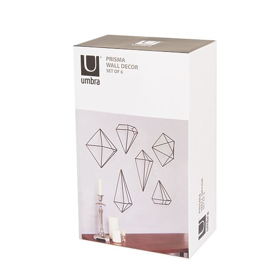 Nástěnná dekorace PRISMA umbra