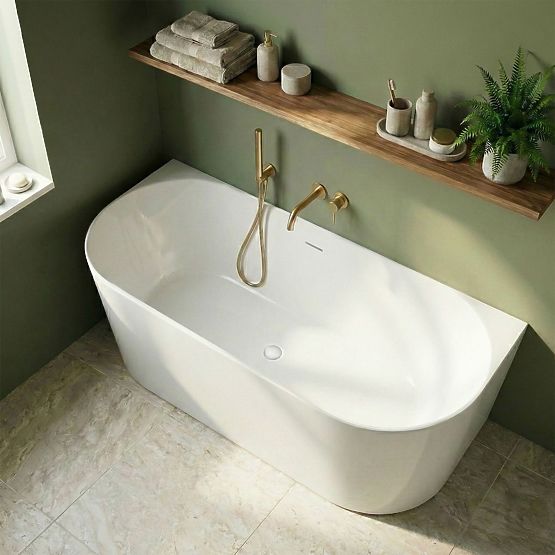 Nástěnná vana CAPRI SLIM 170 cm