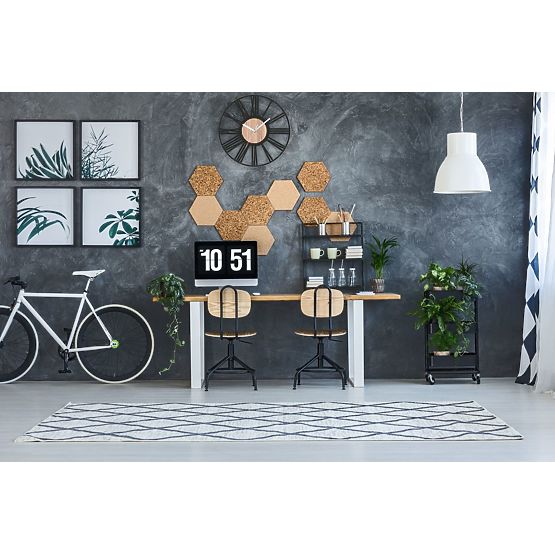 Nástěnné hodiny LOFT ROUND - 35 cm