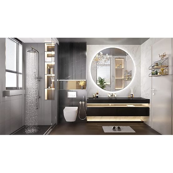 NÁSTĚNNÉ LED ZRCADLO 50cm HZJ050