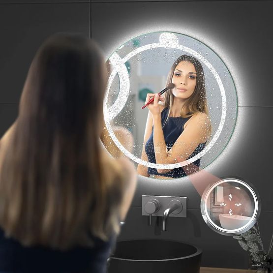 NÁSTĚNNÉ LED ZRCADLO 60cm BAS