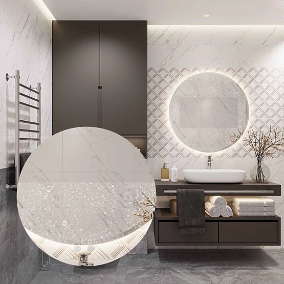 NÁSTĚNNÉ LED ZRCADLO 60cm HZJ060