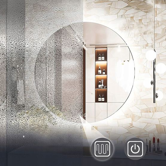 NÁSTĚNNÉ LED ZRCADLO 60cm HZJ060