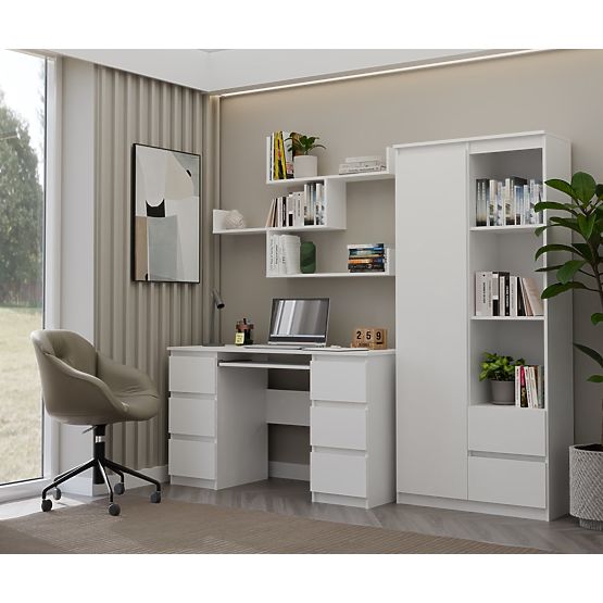 Nástěnné Police KOBI Do Obývacího Pokoje BÍLÁ