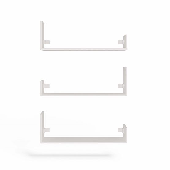 Nástěnné Police KOBI Do Obývacího Pokoje BÍLÁ