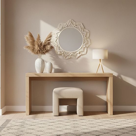 Nástěnné zrcadlo BOHO - 50 cm 