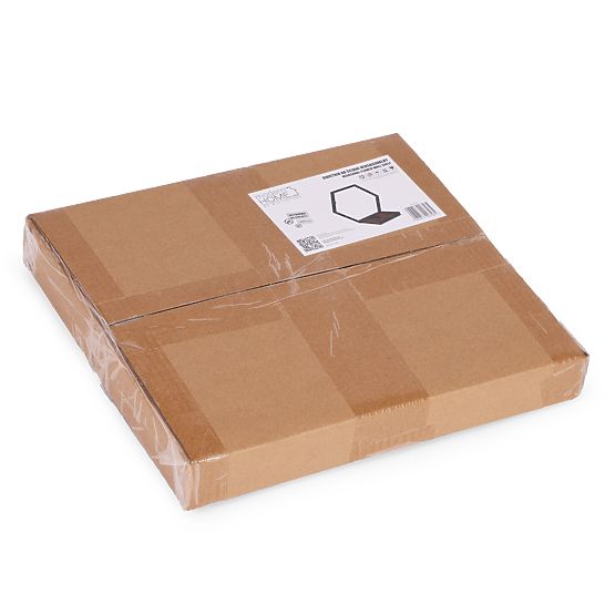 Nástěnný květináč závěsná police na květiny dekorace loft hexagon ModernHome