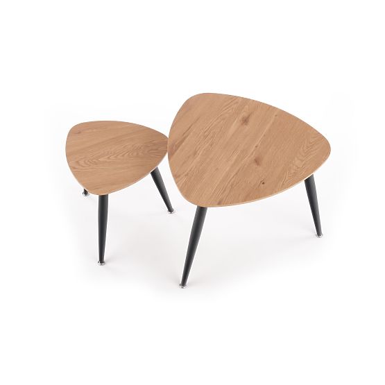 NICEA 2, sada 2 lavic dub zlatý/černý