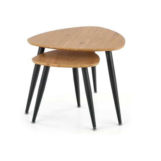 NICEA 2, sada 2 lavic dub zlatý/černý (2ks=1sada)