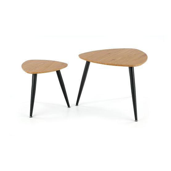 NICEA 2, sada 2 lavic dub zlatý/černý (2ks=1sada)