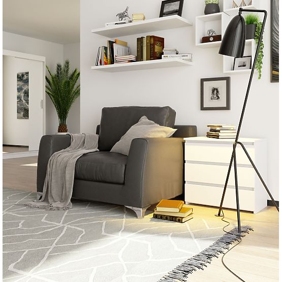 NOČNÍ STOLEK CL3 60 cm PK BÍLÁ