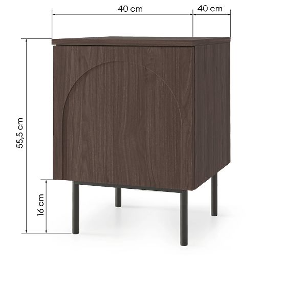 Noční stolek Helene, Ořech Villa