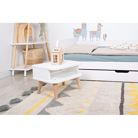 Bílý noční stolek NELL