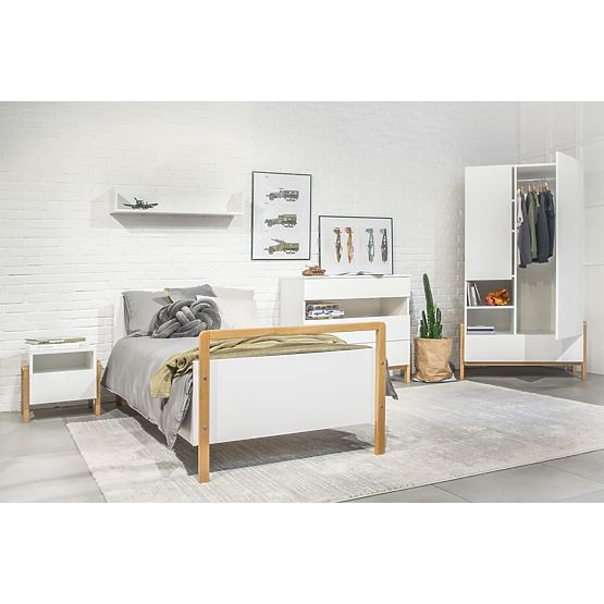 Noční stolek bílý - Viktor 