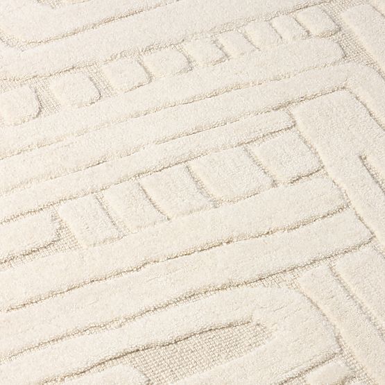 Obdélníkový koberec Sophia, tuftovaný, bavlněný, krémový, Velikost koberců: 190x290