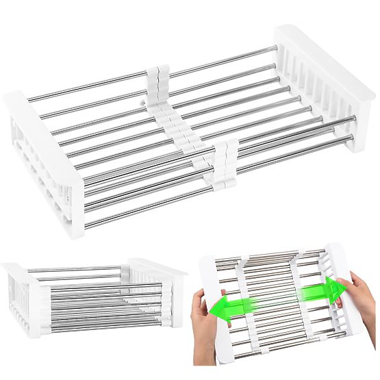 Odkapávač sušička na zeleninu ORDOS bílý na dřez