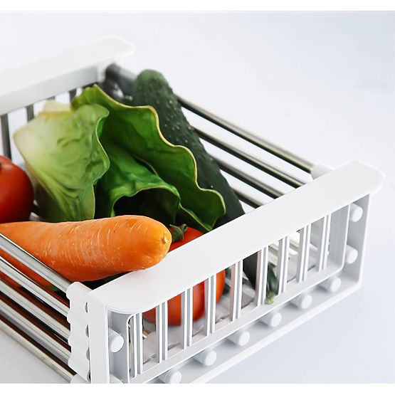 Odkapávač sušička na zeleninu ORDOS bílý na dřez