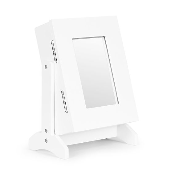 Organizér krabička šperkovnice na šperky se zrcadlem ModernHome