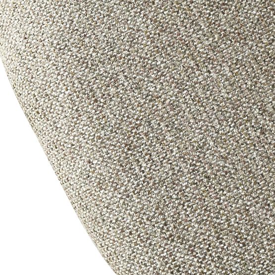 Otočná židle Pearl mocha, černé nohy