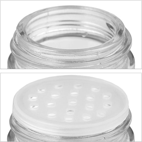 Otočný stojan na koření ROTOR BLACK 20 sklenic + 72 nálepek