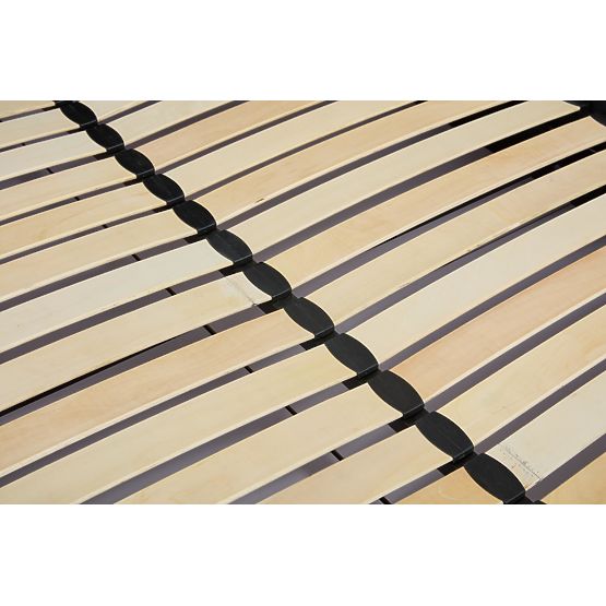 Čalouněná postel s vysokým čelem PALLAZO černá - 160x200 cm