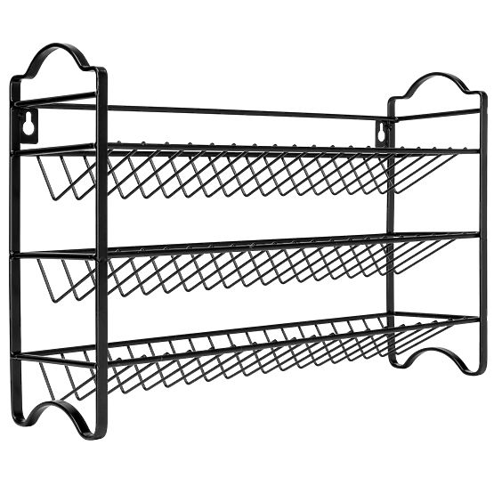 Patrový stojan na koření ENELDO 24 skleniček + 72 nálepek