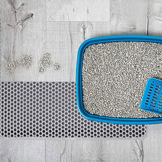 Podložka pro kočky rohožka Catsy 40x50 cm šedá