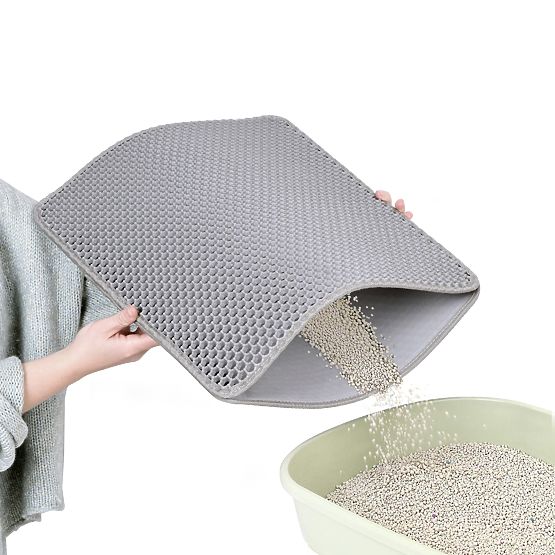 Podložka pro kočky rohožka Catsy 40x50 cm šedá