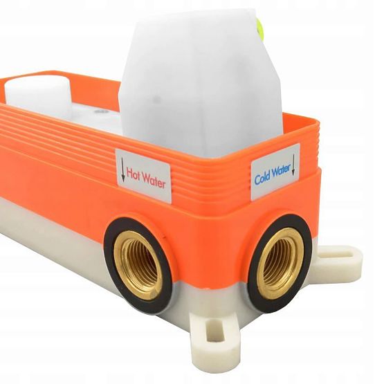 Podomítková sprchová sada Rea Lungo Měď + BOX