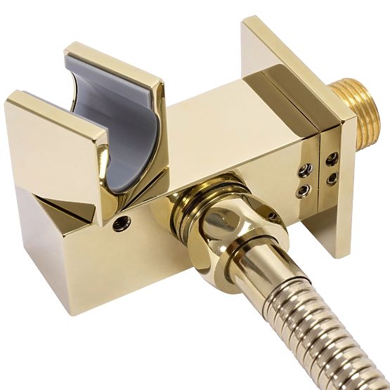 Podomítková sprchová sada s termostatem FENIX DAVIS Zlatá + BOX