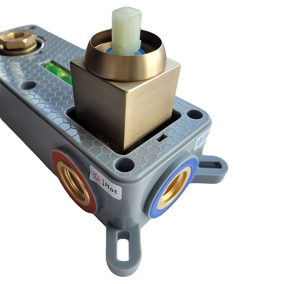 Podomítková Umyvadlová Baterie REA Joe Zlatá Kartáčovaná