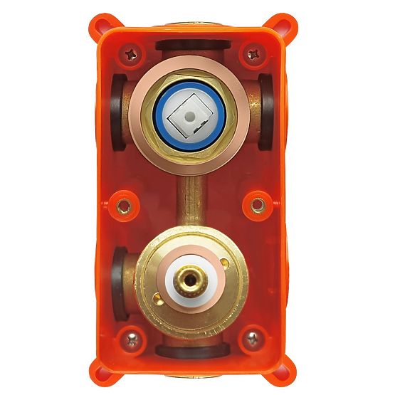 Podomítková vanová-sprchová sada Rea Lungo Měď + BOX