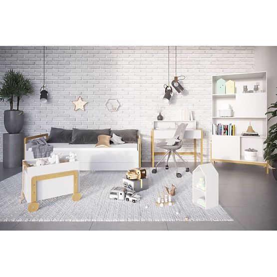 Policový regál Viktor - bílý