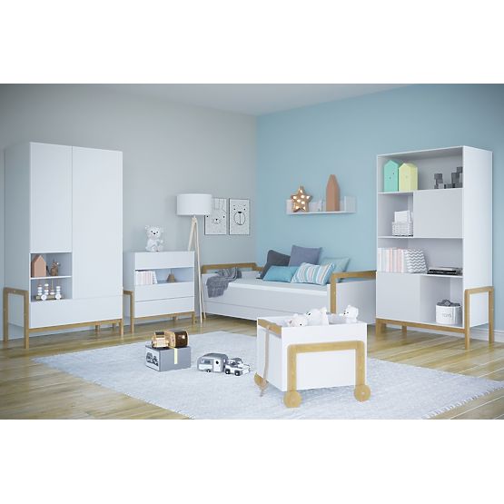 Policový regál Viktor - bílý