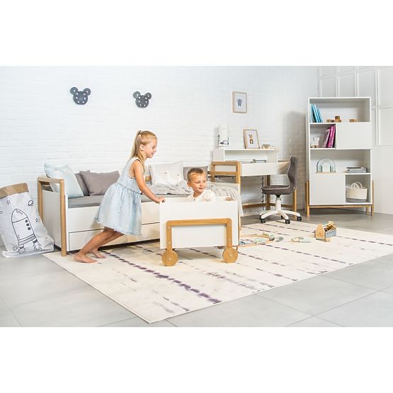 Policový regál Viktor - bílý