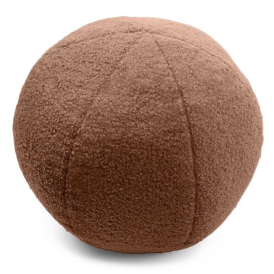 Polštářek Ballen, měděný, boucle