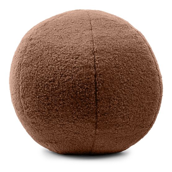 Polštářek Ballen, měděný, boucle