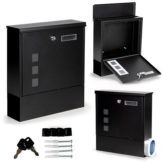 Poštovní schránka na dopisy a letáky s novinovým držákem