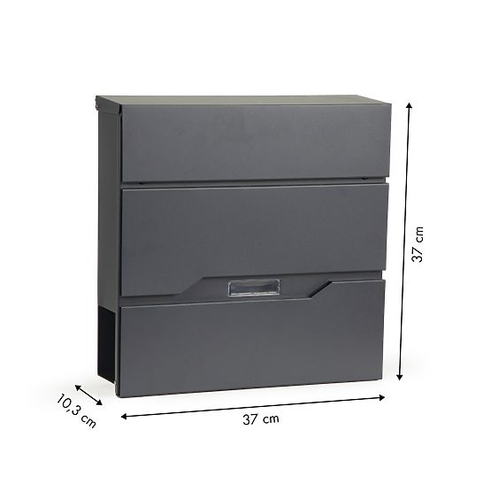 Poštovní schránka na dopisy a noviny z pozinkované oceli