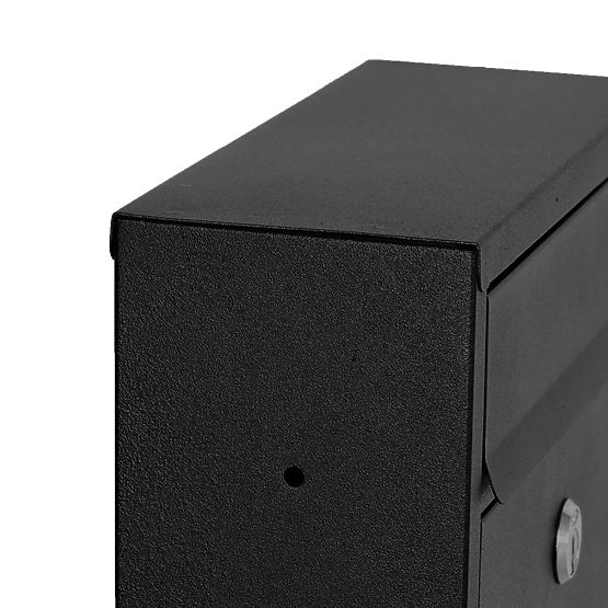 Poštovní schránka na dopisy Gustav černá s nápisy