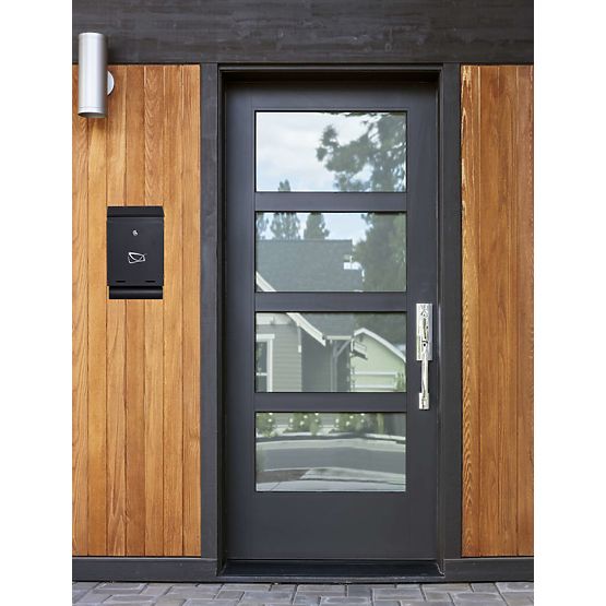 Poštovní schránka na dopisy Hadvar černá